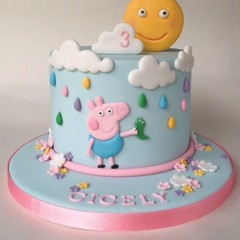 peppa pig cake