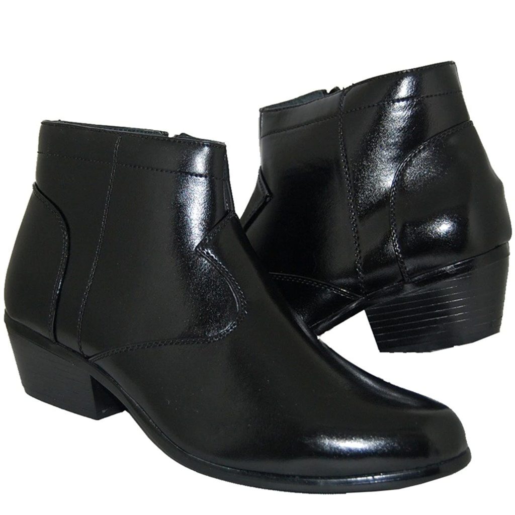 cuban heel boots