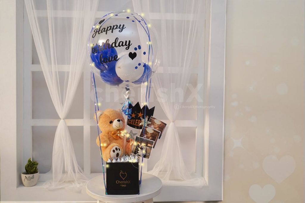 Cute Teddy and Chocolate Box featuring photographs