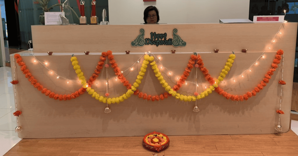 Diwali Decoration Ideas For Office Reception