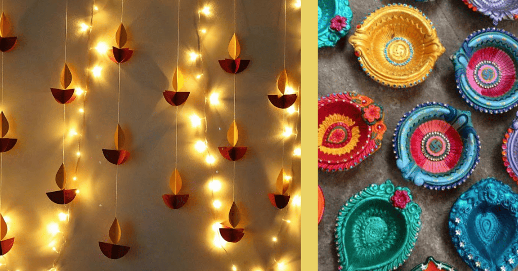 Homemade Decoration for Diwali Celebration