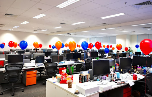 Office Decoration for Diwali Celebration