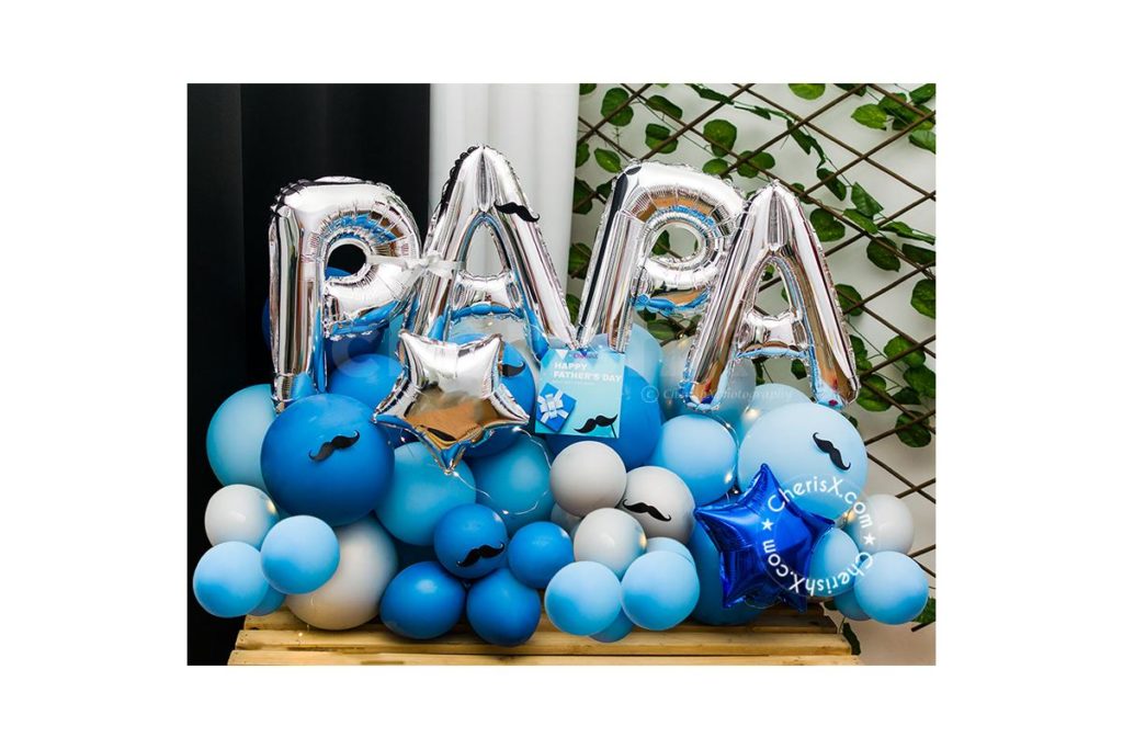 papa balloon bouquet