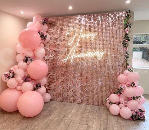 Pink Sequin Decoration