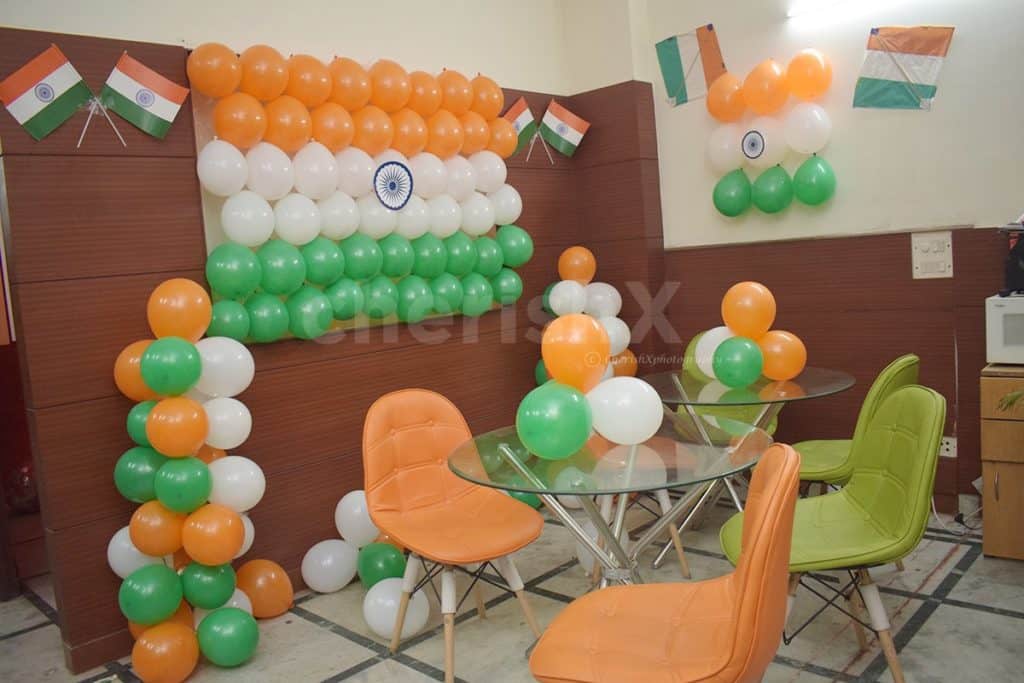 स्वतंत्रता दिवस कार्यालय सजावट Independence day decorations in office