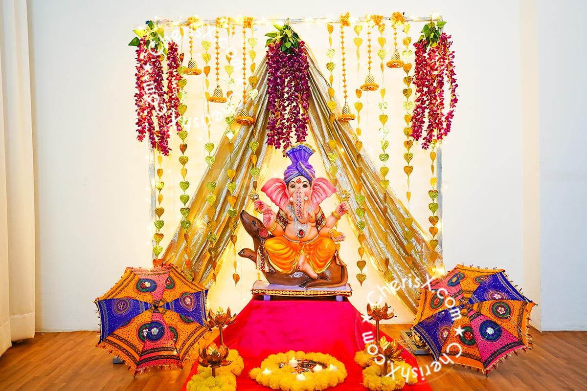 4 breathtaking Ideas for an amazing Ganesh Chaturthi Decorations at ...