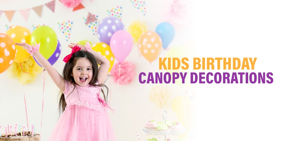Decorate your Kid’s Birthday Room with Canopy: NEW Kids Canopy Decorations Launched