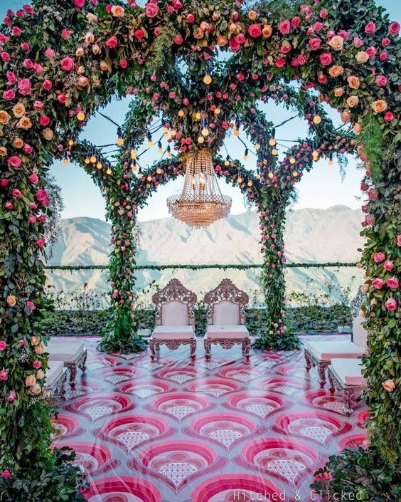 These Floral Wedding Mandap Decors are Goals! - CherishX Guides
