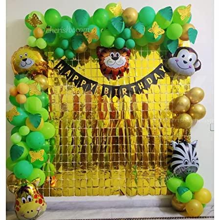 Jungle theme birthday decoration