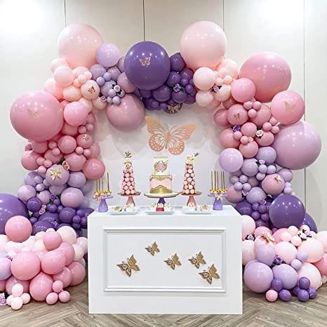 Pastel Pink and Purple Balloon special decoration