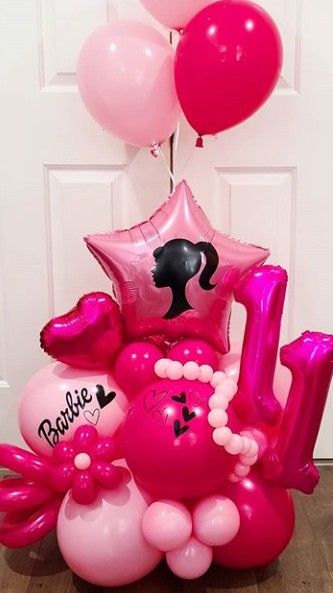 Barbie theme birthday decoration