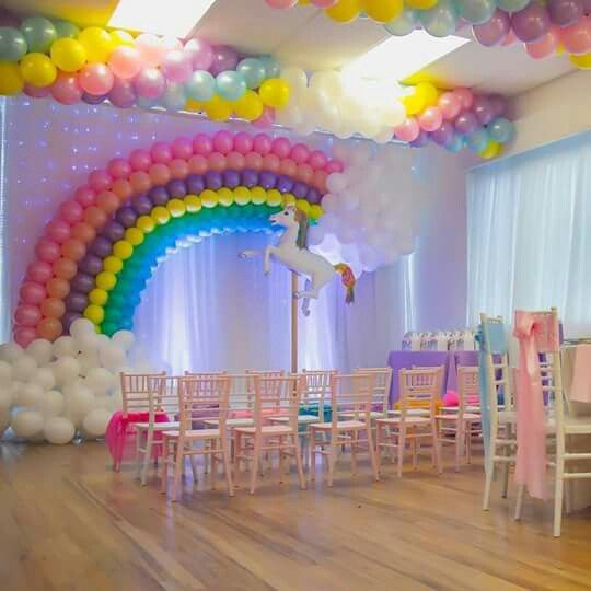 unicorn balloon banquet