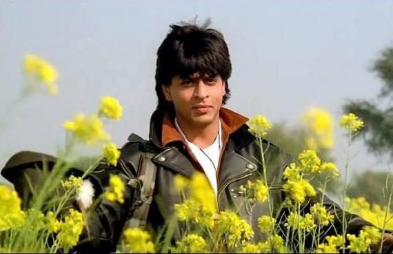 ddlj shah rukh khan photo in mustard garden