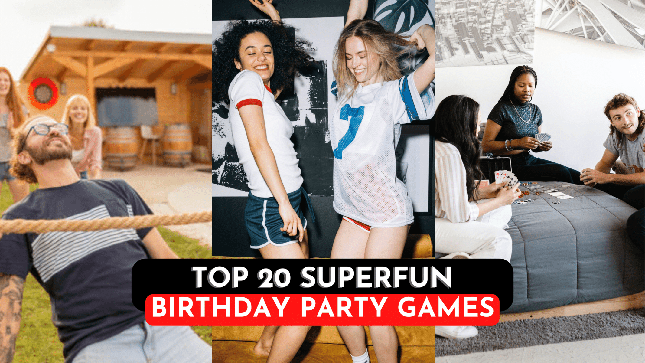birthday party games feature