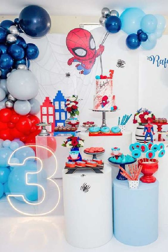 spiderman theme decoration