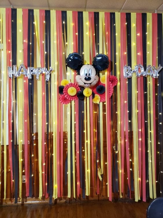mickey mouse backdrop