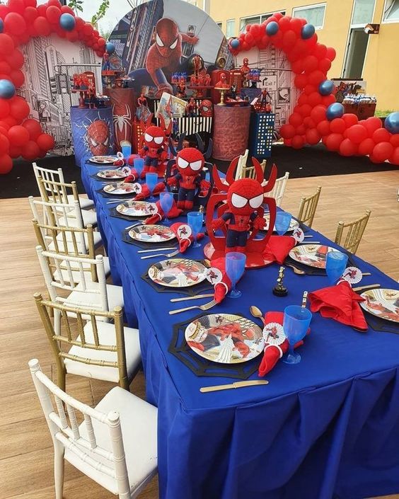 spiderman theme decoration