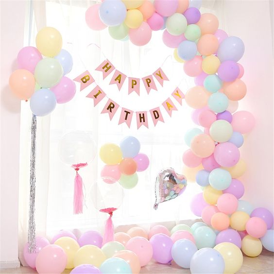 Pastel balloons