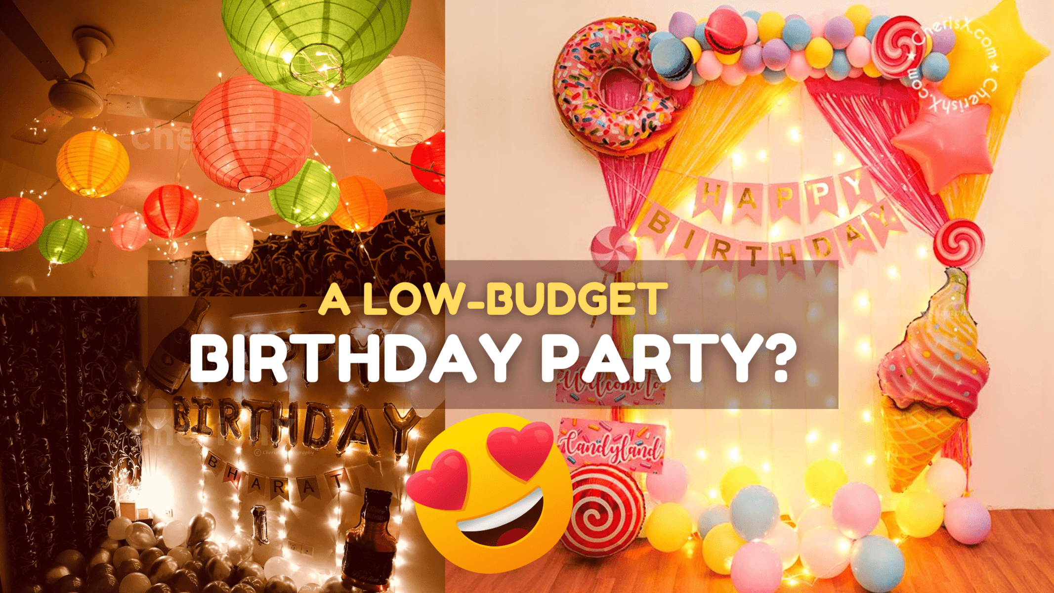 Low budget birthday celebration