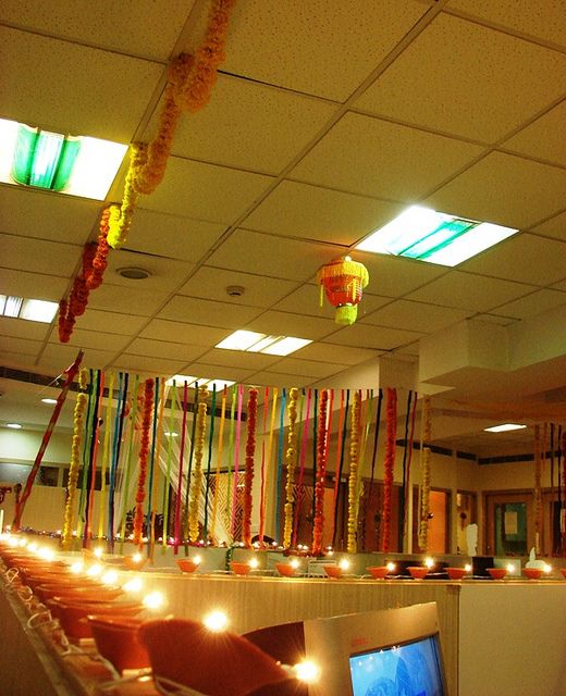 Diwali office decoration