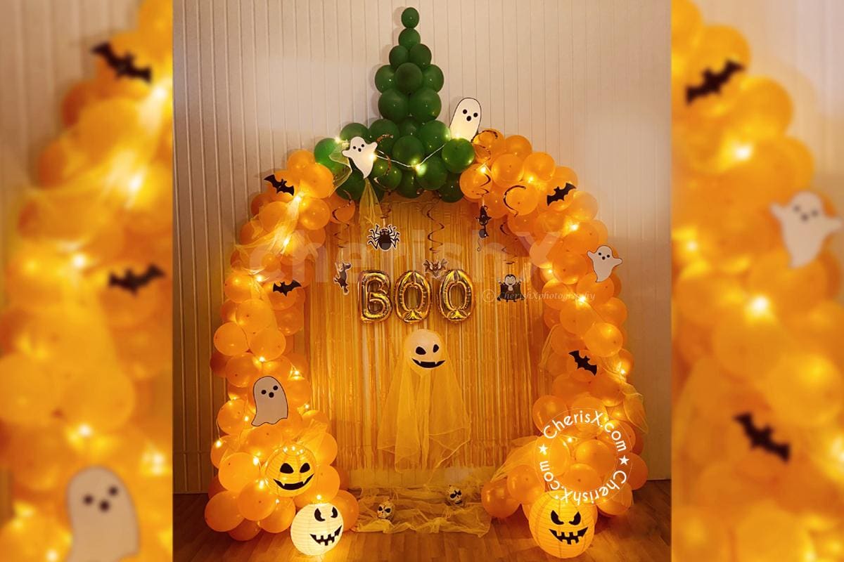 Halloween Pumpkin Theme Decoration At Home