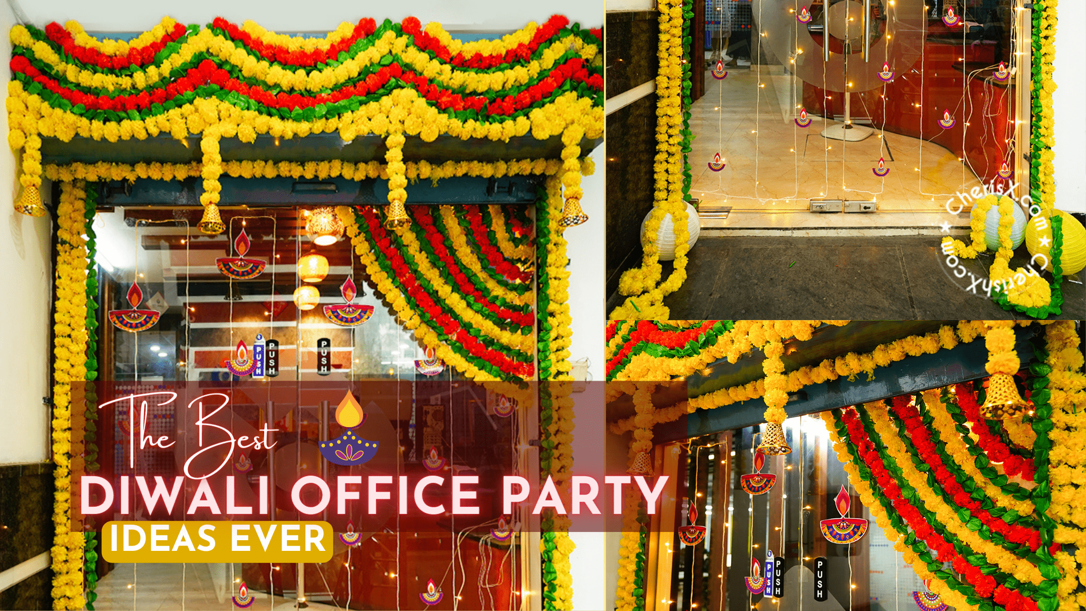Decorate your Diwali Office Party with these Lightening Decoration Setups