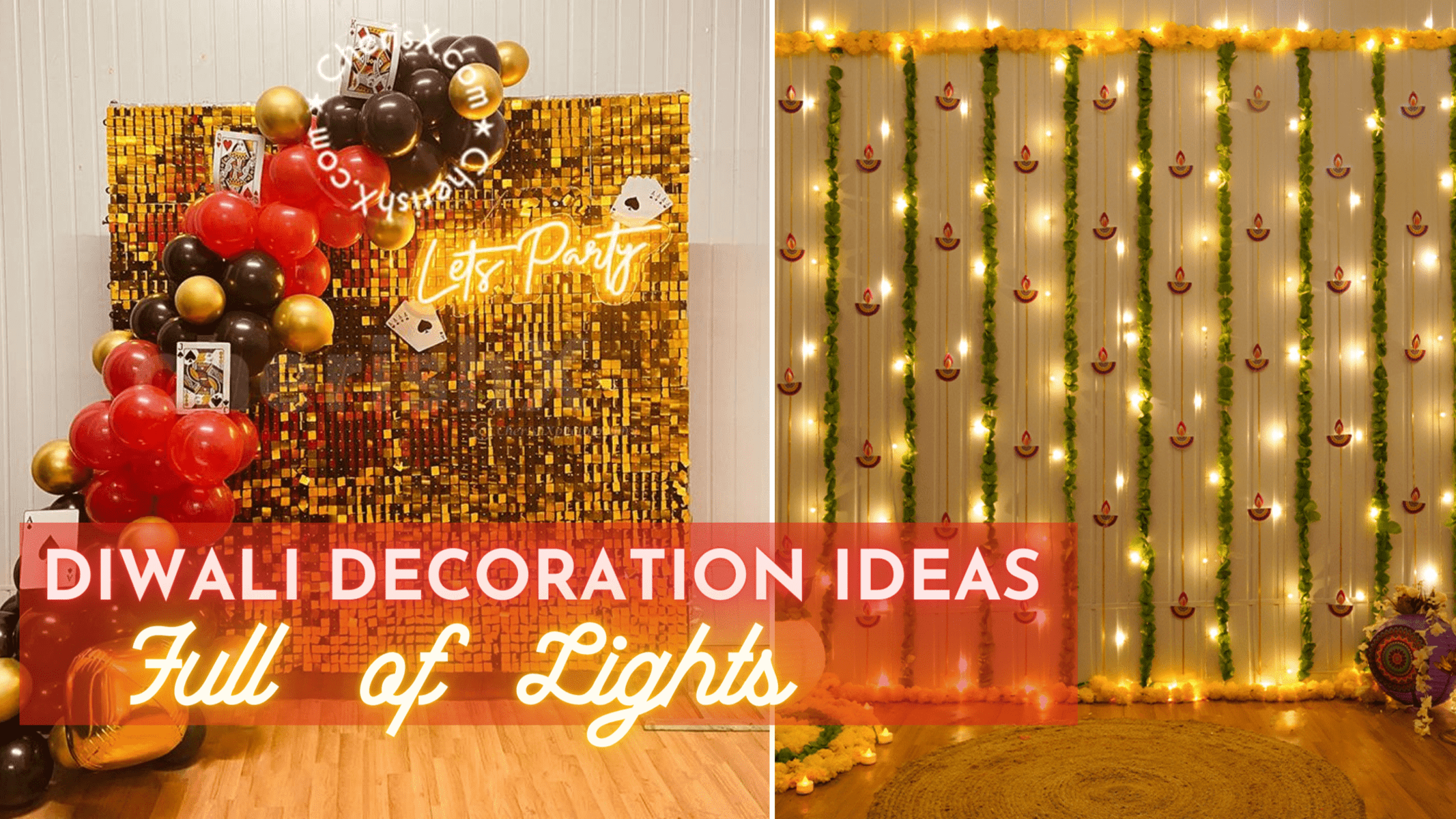 Diwali Decoration Ideas Full of Lights- Home Party Celebrations