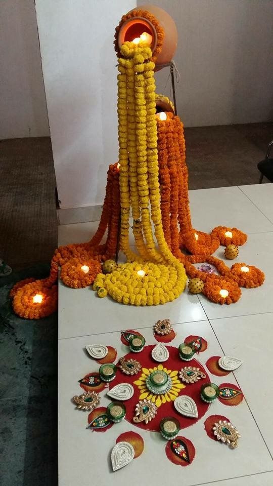 Diwali decoration in office