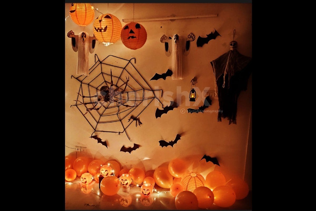 Spooky Wall Decor For Halloween Decoration Ideas Party