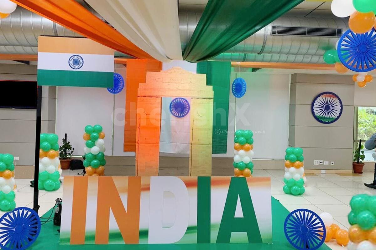 Republic day decoration