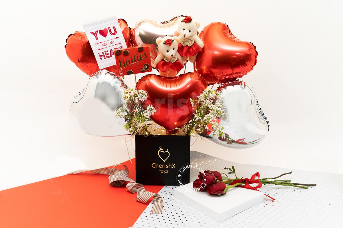 Hearts of Love Bucket as Valentine's day gifts