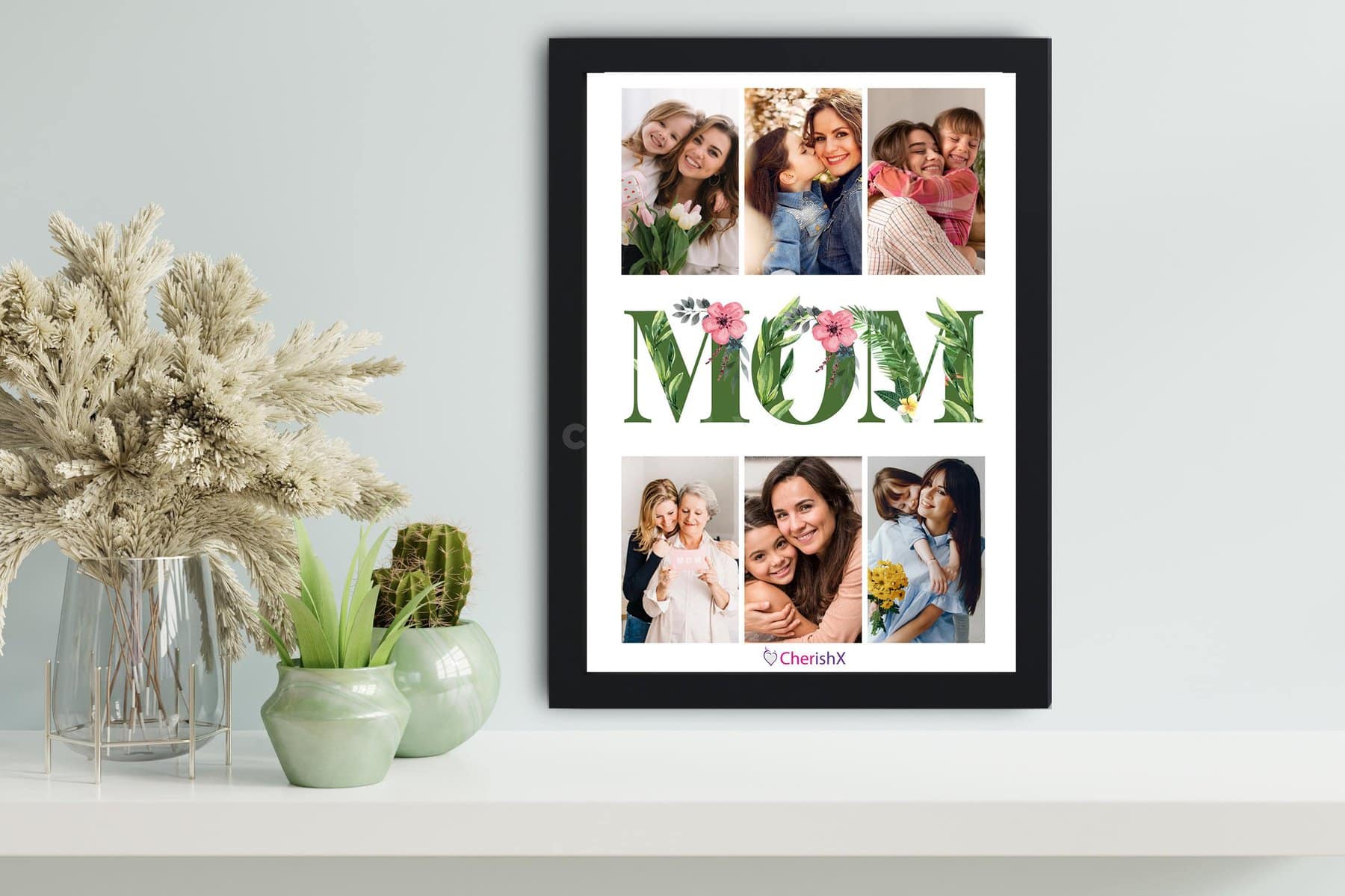 MOM Special Floral Picture Frame 