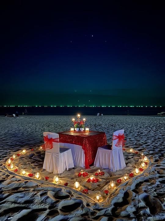 Candlelight dinner date ideas