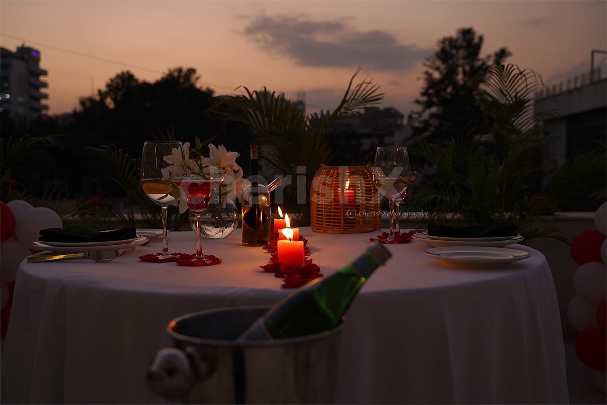 candlelight dinner in Bangalore