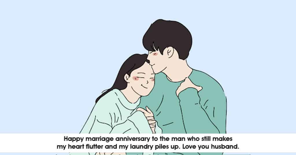 Funny anniversary wishes for husband 