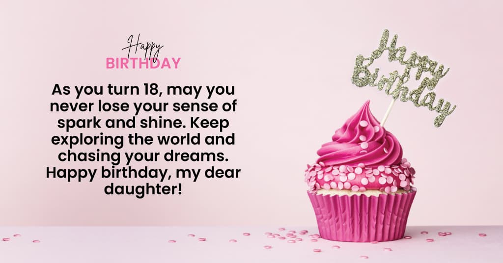 18th Birthday Wishes for Your Daughter