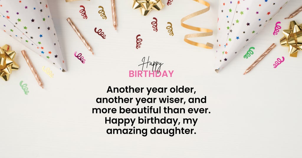 short birthday wishes for daughter