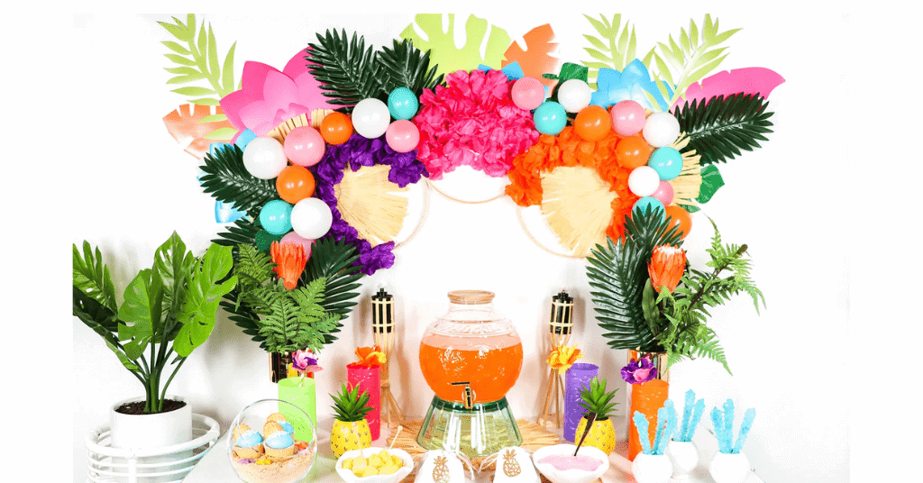 Hawaiian Theme Party Decoration 