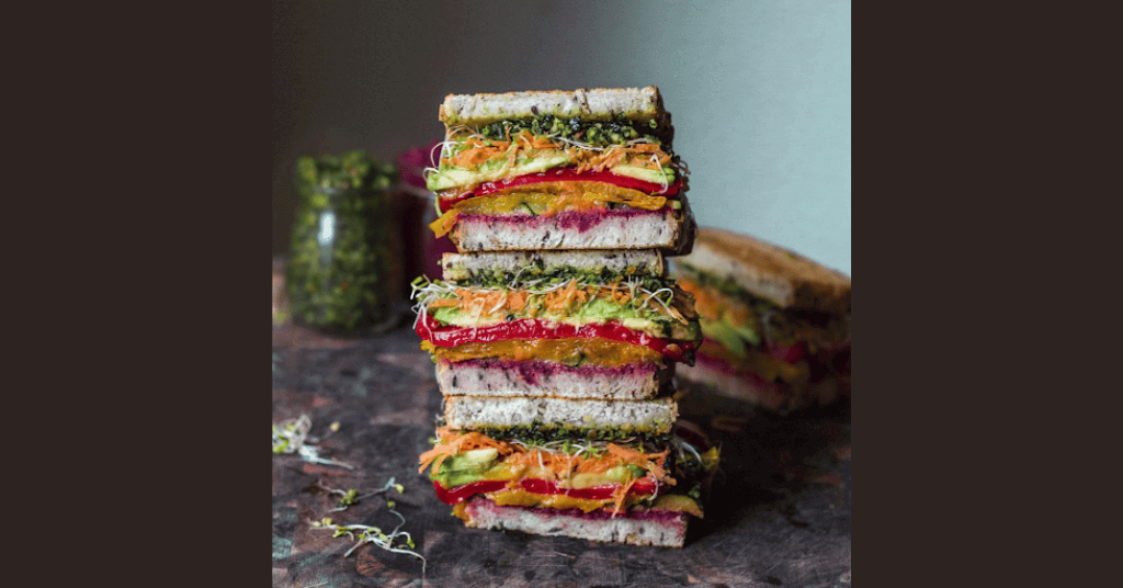 Rainbow sandwich 