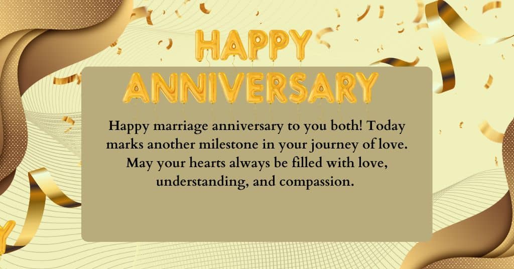 Happy Marriage Anniversary Wishes to Relatives