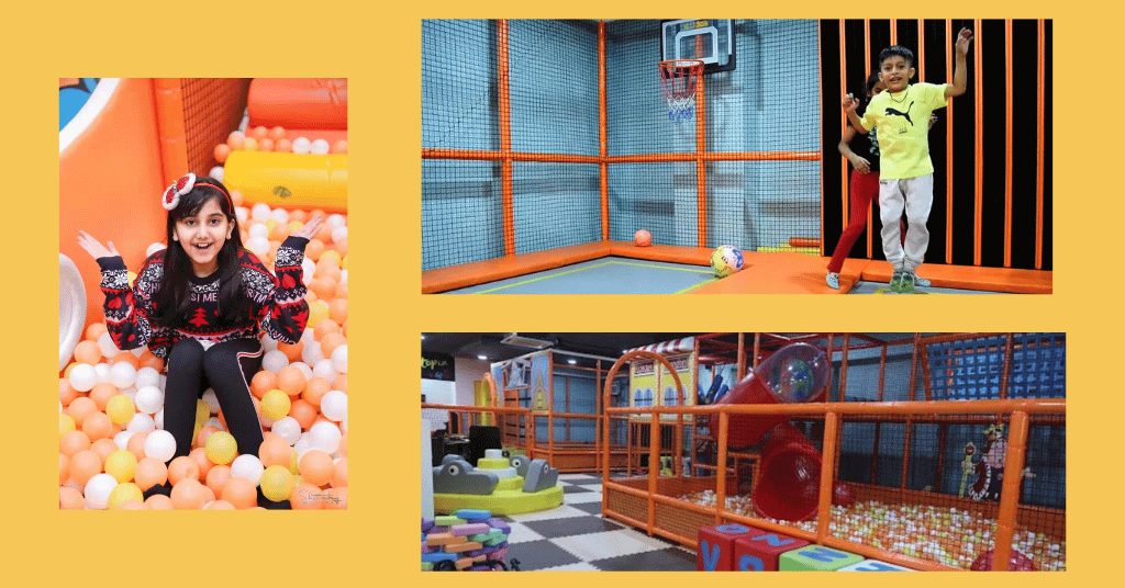 theme birthday party celebration in Funtopia, Pitampura 