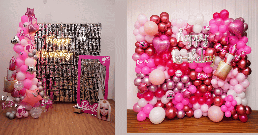 Shimmer Barbie theme decorations for adults 