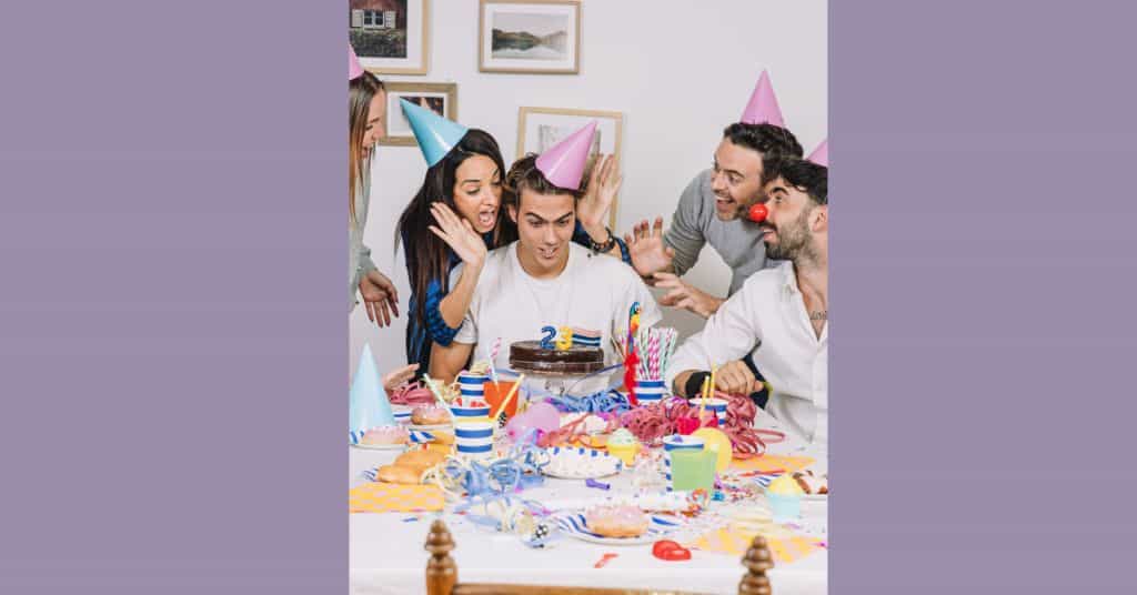 Surprise Birthday Ideas for Husband Celebrating with Friends in Joyful Revelry