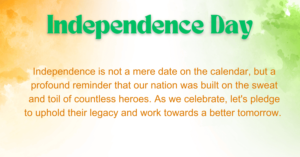Independence day wishes to send 