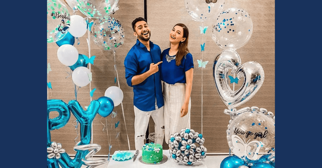 confetti balloon birthday decoration ideas