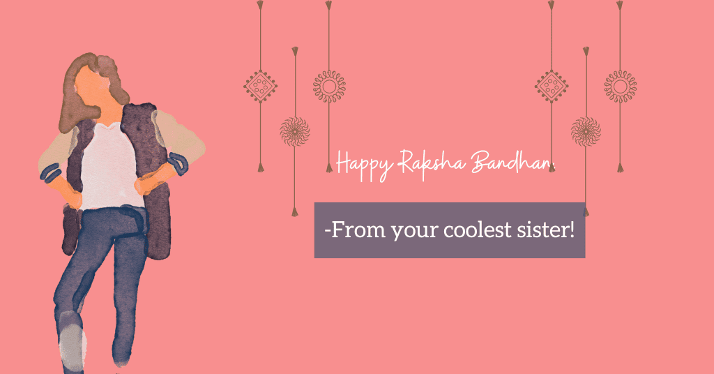 best funny Raksha Bandhan wishes for brother. 