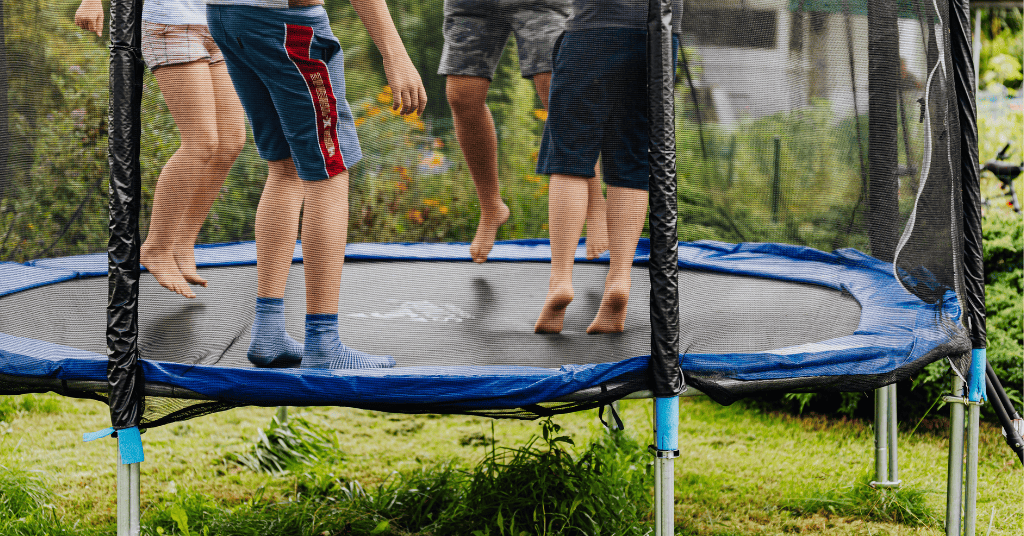 trampoline fun for kids birthday party 