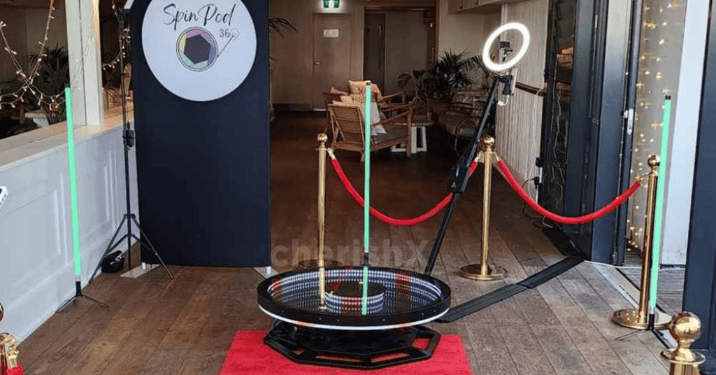 360 degree selfie booth for a fun-filled kid's birthday party 