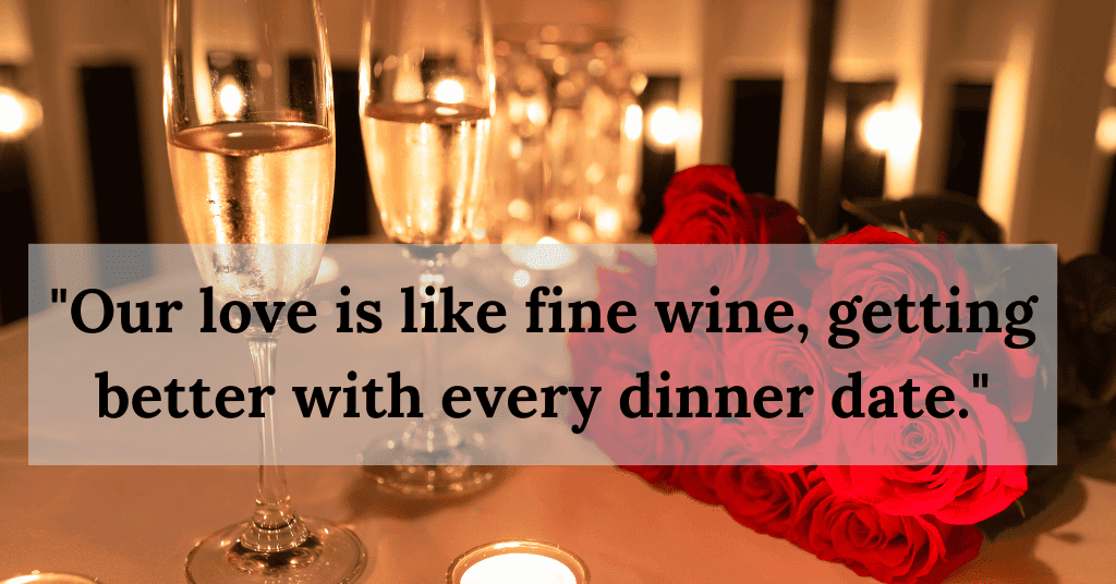candle light dinner quotes for instagram