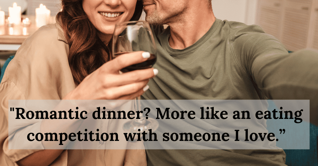   Candle Light Dinner Funny Quotes 